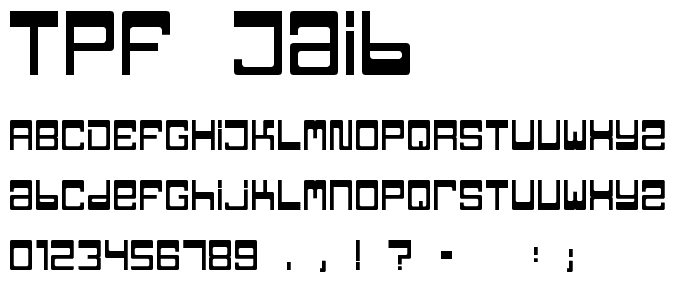TPF Jaib font